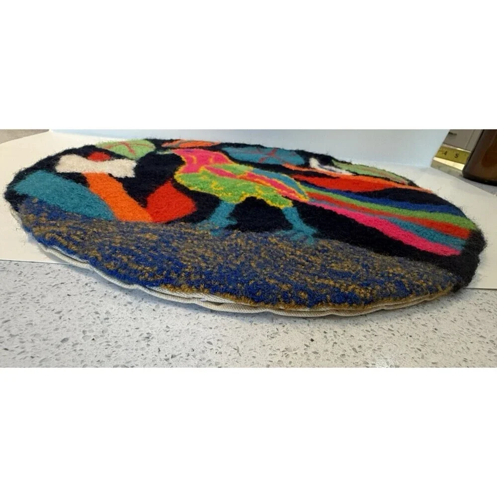 Vtg  Venezuela Bird Handmade Colorful 15
